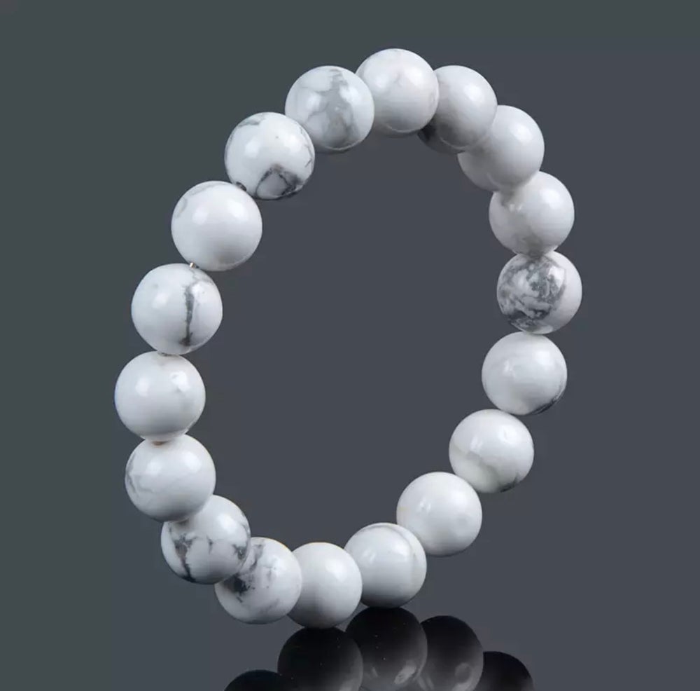 White howlite bracelet