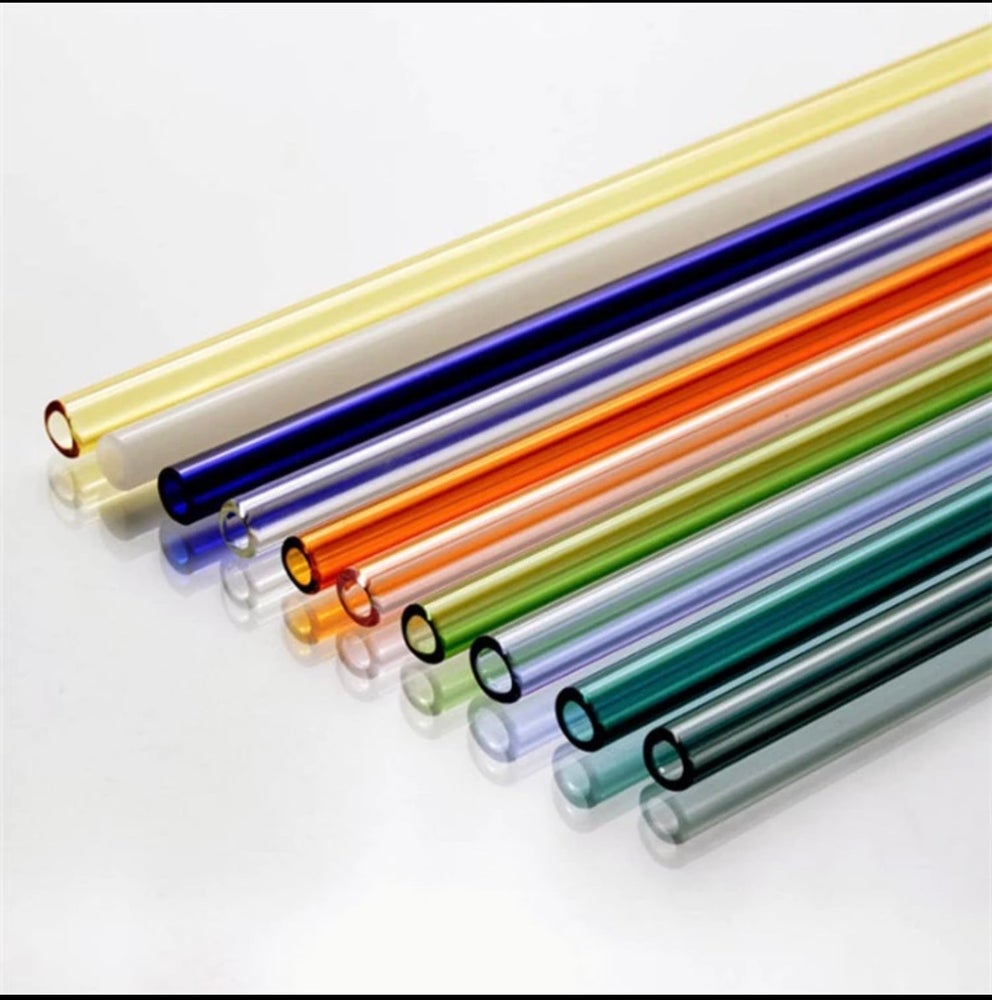 8mm Glass or Metal Drinking Straws