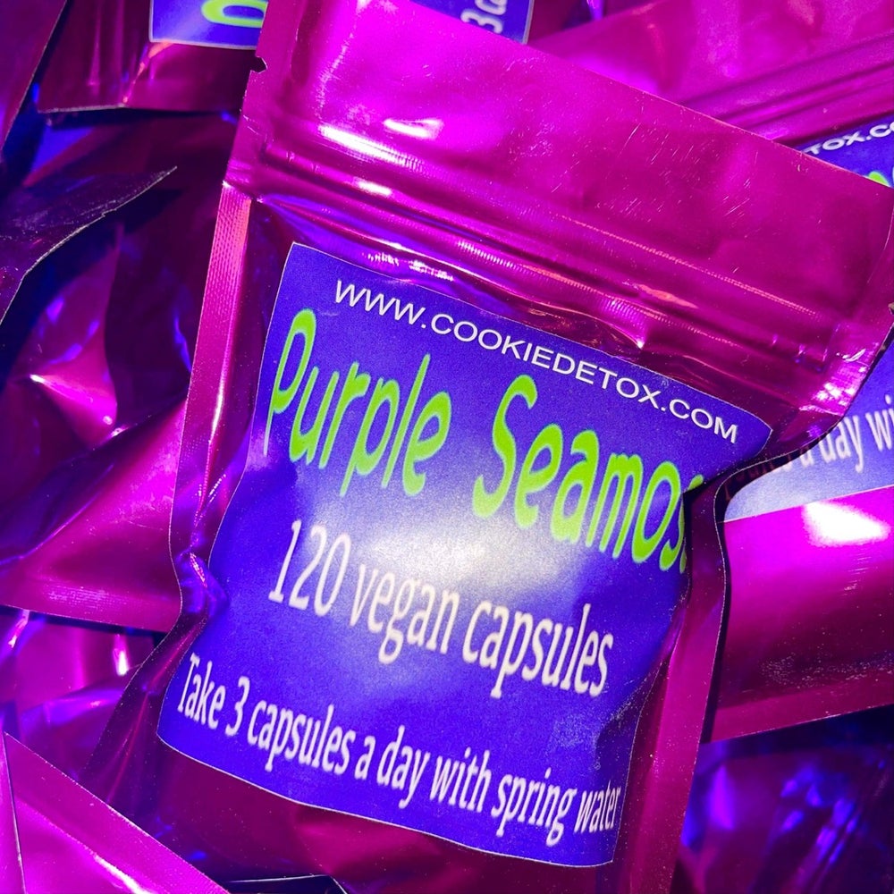 Purple  Sea Moss vegan capsules