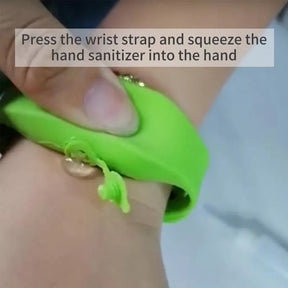 Hand sanitizer wrist band