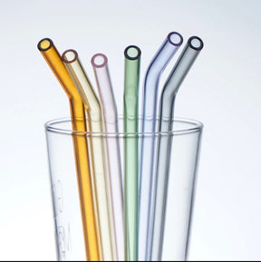 8mm Glass or Metal Drinking Straws