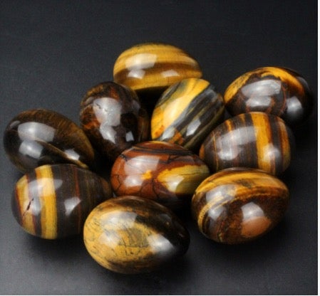 Tiger Eye yoni (medium